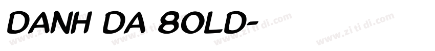 Danh Da Bold字体转换